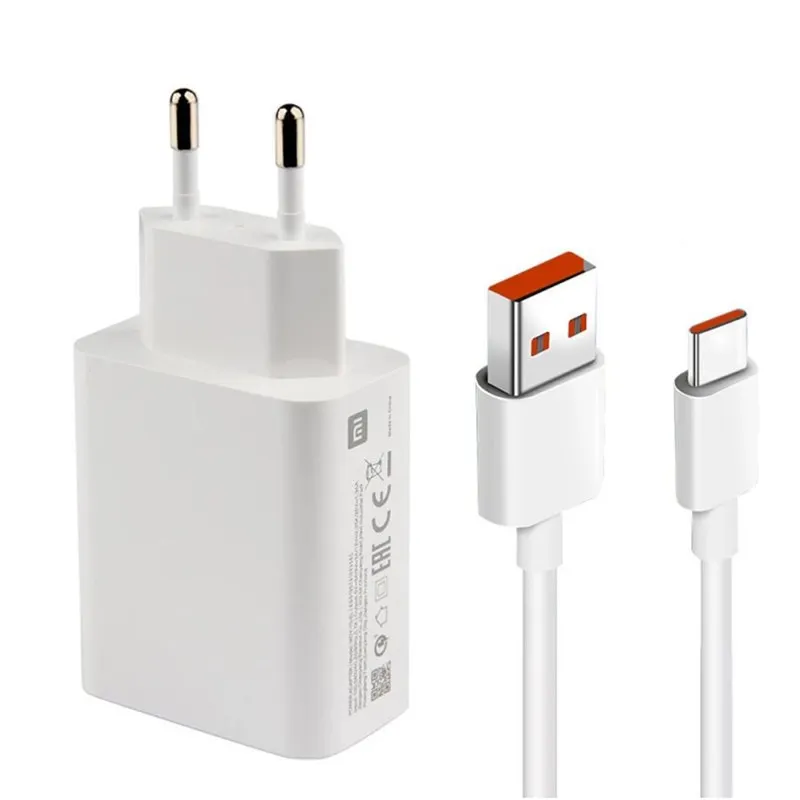 شارژر شیائومی مدل MDY-11-EZ توان 33 وات دو پین همراه کابل