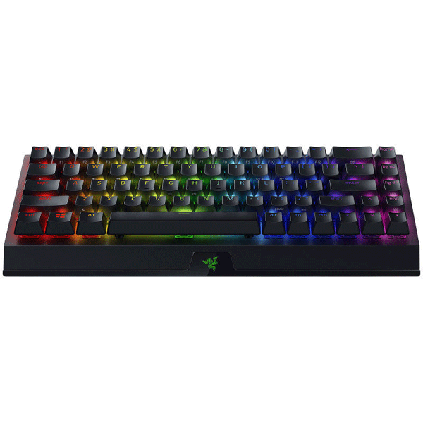 کیبورد بی سیم گیمینگ ریزر مدل RAZER BLACKWIDOW V3 MINI HYPERSPEED GREEN SWITCHES
