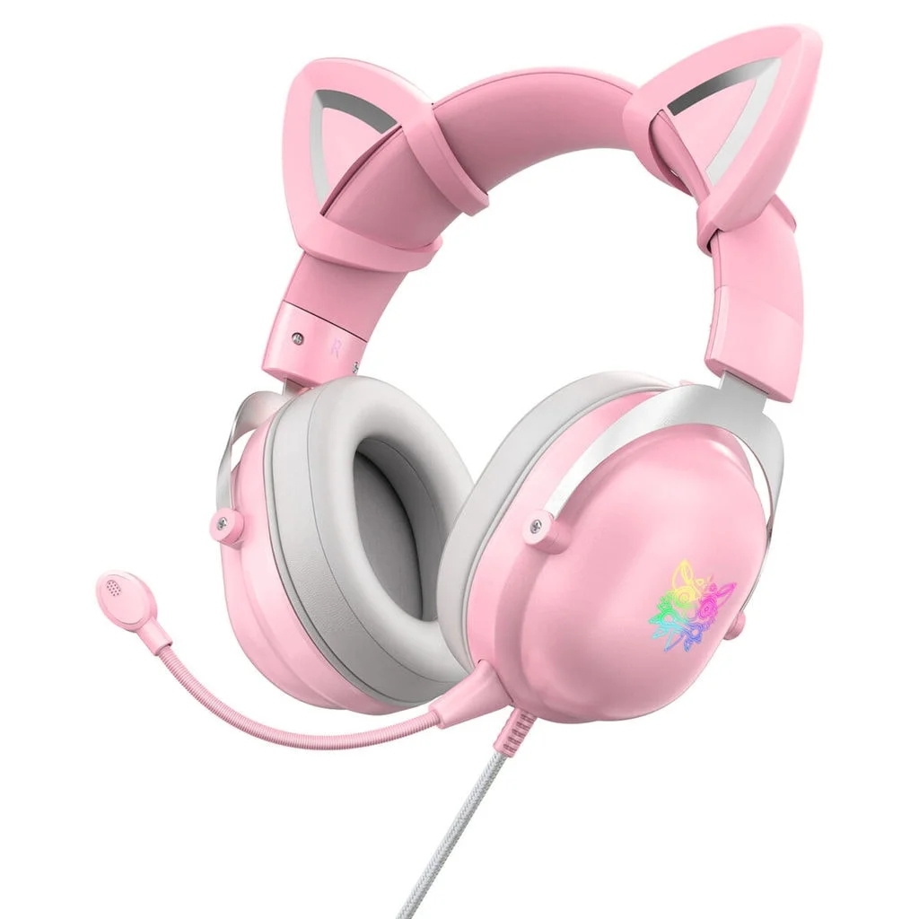 هدست گیمینگ اونیکوما صورتی Onikuma X11 Pink