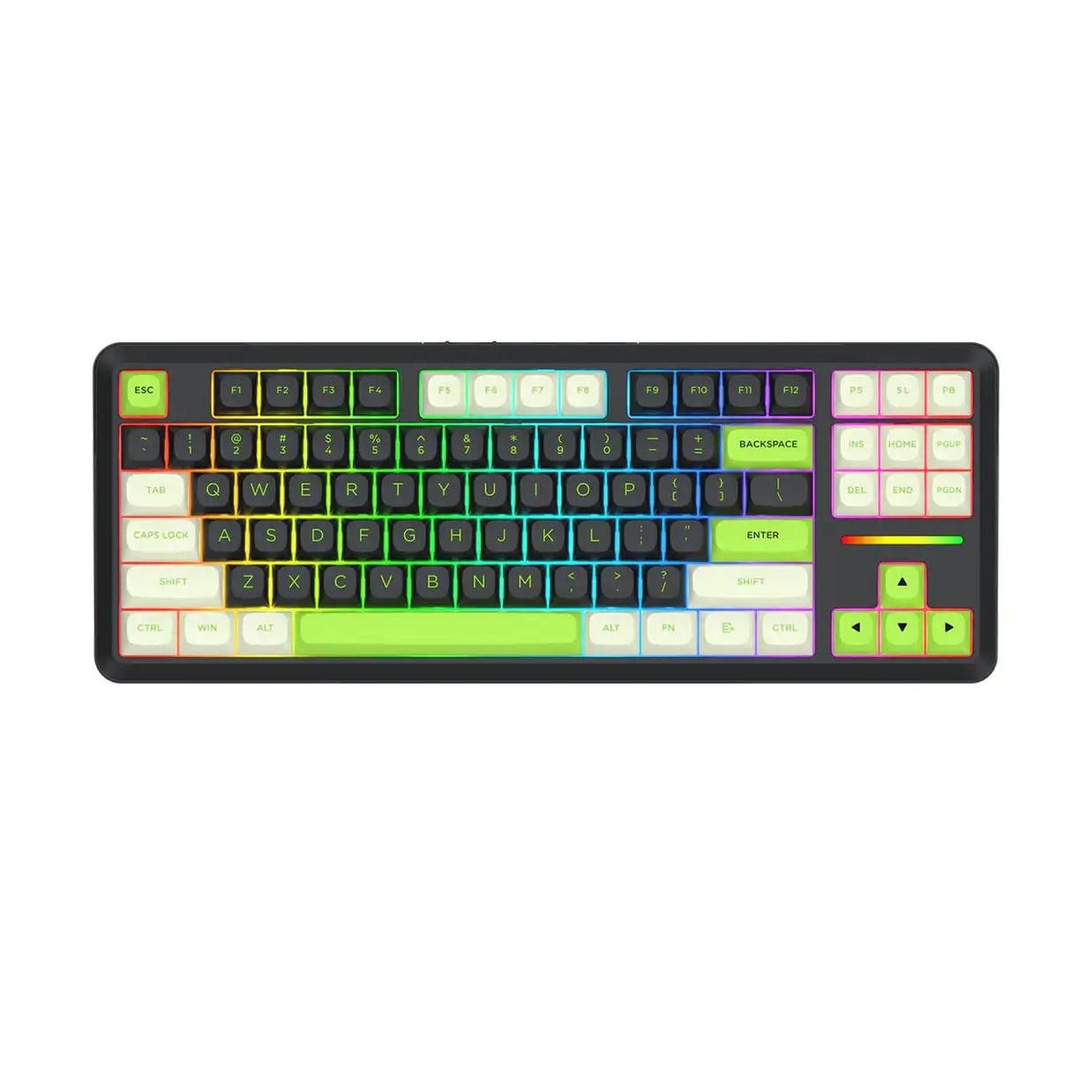 کیبورد بی سیم و باسیم مکانیکال گیمینگ ردراگون WILDSLASH K734 BWG PRO