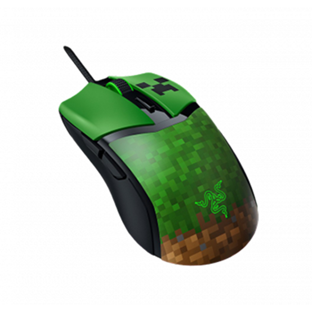 موس گیمینگ ریزر مدل RAZER COBRA MINECRAFT EDITION رنگ سبز