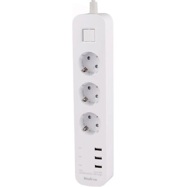 چند راهی برق هادرون مدل P323 | دارای پورت USB
