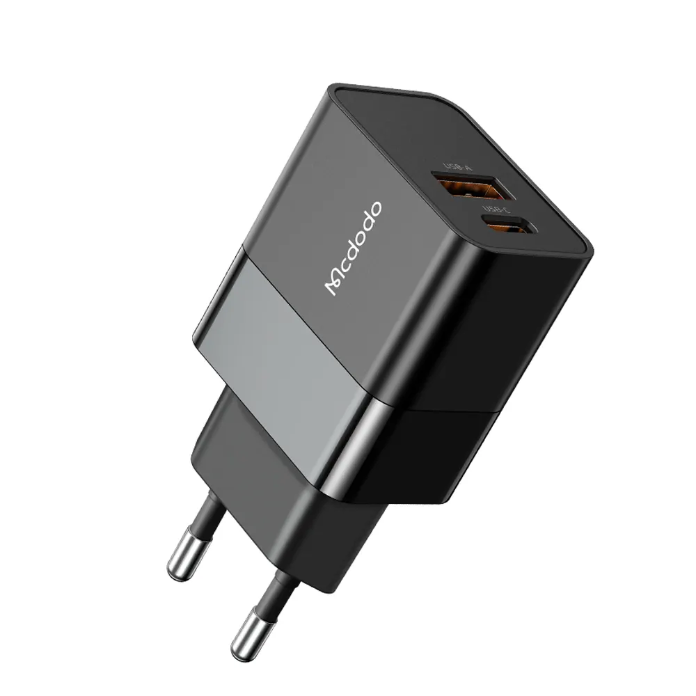 شارژر دیواری مک دودو مدل CH-1951 ظرفیت ۲۰ وات با ۲ پورت USB-C