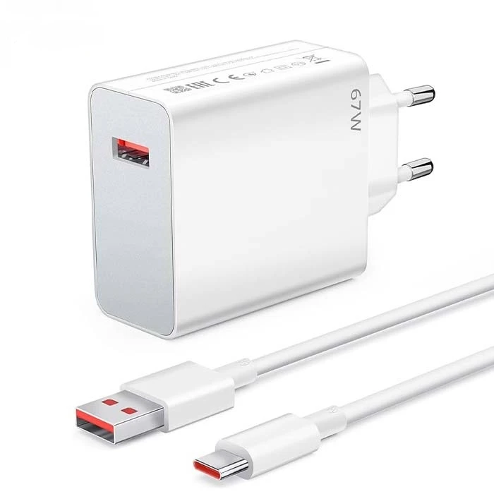 شارژر شیائومی67W با کابل
