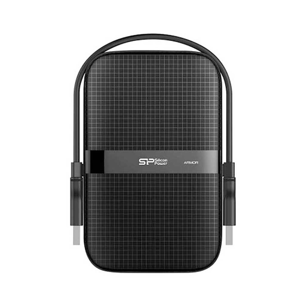 هارد اکسترنال سیلیکون پاور آرمور مدل SILICON POWER ARMOR A60 رنگ مشکی