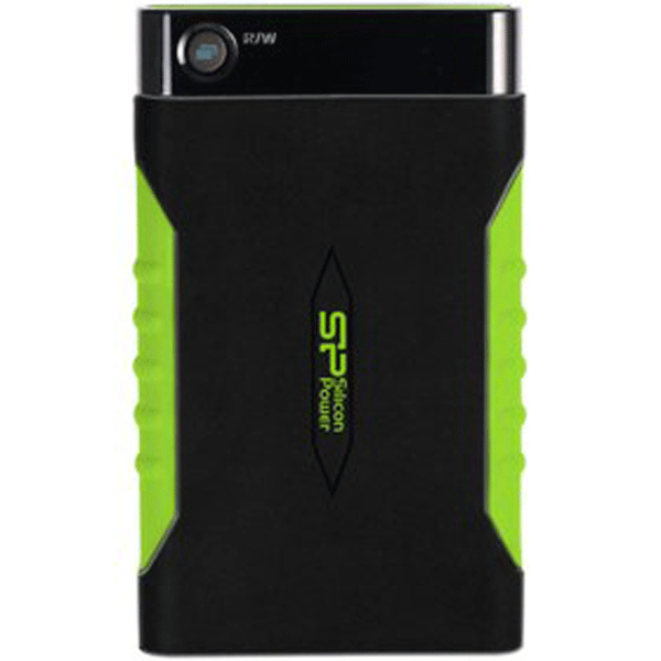 هارد اکسترنال سیلیکون پاور آرمور مدل SILICON POWER ARMOR A15 رنگ مشکی سبز