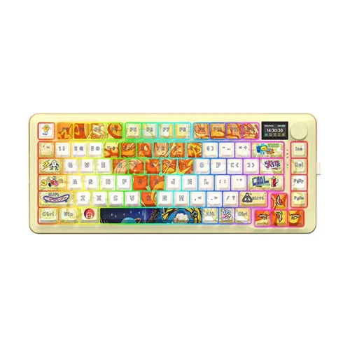 کیبورد بی سیم گیمینگ ردراگون مدل FLEKACT K708 GF PRO RGB