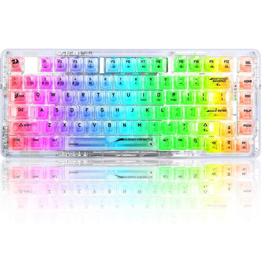 کیبورد بی سیم گیمینگ ردراگون مدل ELF PRO CT K649