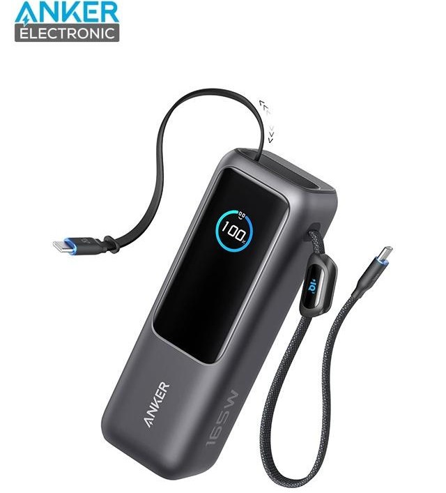 پاوربانک 165 وات انکر مدل ANKER A1695 ظرفیت 25000 میلی آمپر